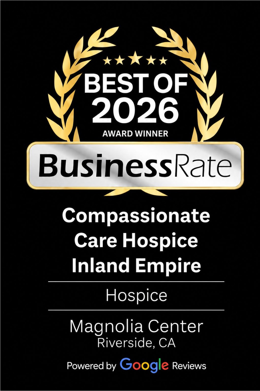BusinessRate Best of 2026 Inland Empire award